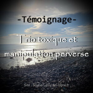 Trio toxique et manipulation perverse - Témoignage